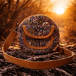 Terme Çanta Yuvarlak Model Lacivert