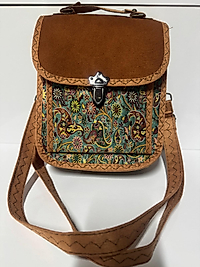 Terme Çanta Kare Kesim Orta Boy Yeşil