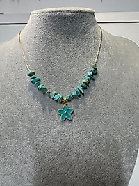 Bahar Turkuaz Taşlı Kolye