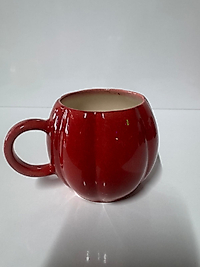 Bal Kabağı Model Kırmızı Bardak