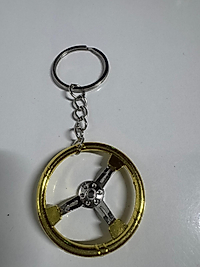 Metal Direksyon Model Anahtarlık Gold