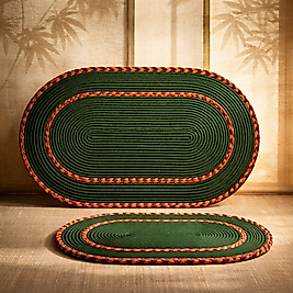 Jüt Otantik Banyo Paspas Takımı