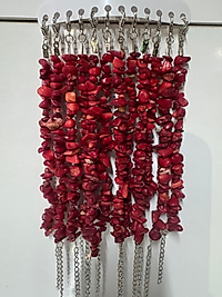 Doğal Taş Mercan Taşlı Bileklik