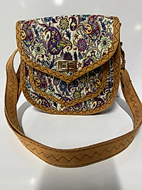 Terme Çanta Kare Kesim Orta Boy Beyaz