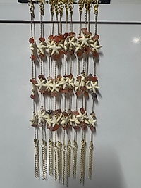 Deniz Kabuğu Akik Taşlı Bileklik