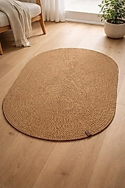 Burgu Kilim Oval Saçaksız Model (FİYAT: Ebat Seçimi Yapın Fiyatı Alın)