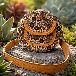 Terme Çanta Yuvarlak Model Beyaz